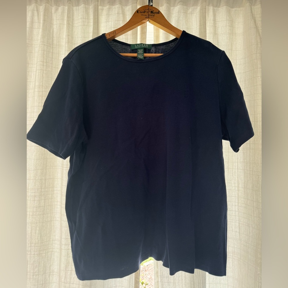 Lauren Ralph Lauren Black Tee Shirt
